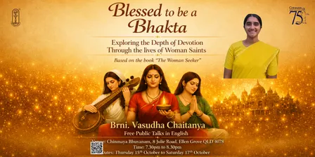 Free Public Talks "Blessed to be a Bhakta"