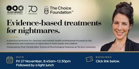 Evidence - Based Treatments for Nightmares - Workshop with Prof Michal Kahn NSW