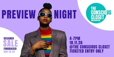 THE CONSCIOUS CLOSET DESIGNER SALE PREVIEW 18/11/26
