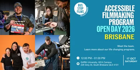 Bus Stop Films Open Day Brisbane