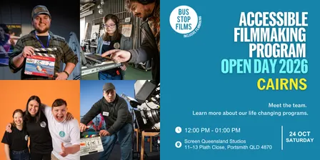 Bus Stop Films Open Day Cairns