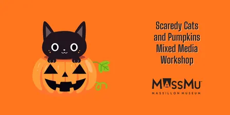 Scaredy Cats and Pumpkins Mixed Media Workshop