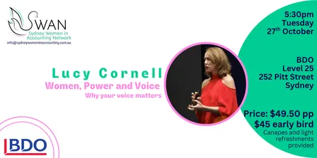 SWAN - Lucy Cornell Women, Power and Voice.