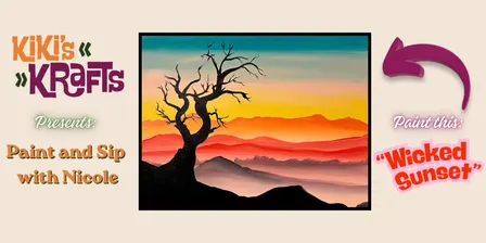 "Wicked Sunset" Paint and Sip with Nicole