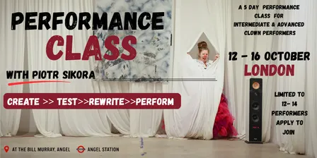 Performance Class with Piotr | Create Your Own Clown Material- Application