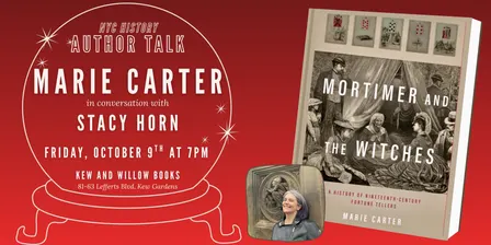 NYC History Author Talk: Marie Carter in Conversation with Stacy Horn