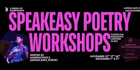 SpeakEasy Poetry | "Rhyming & Ramen" Poetry Workshops with Ambacious