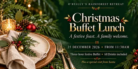 Traditional Christmas Buffet Lunch at O'Reilly's Rainforest Retreat
