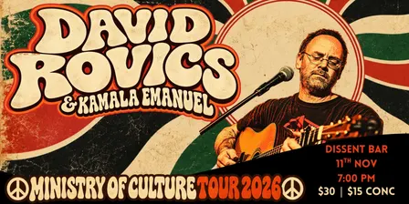 David Rovics - Ministry of Culture Tour
