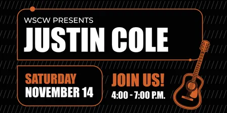 Justin Cole Live at WSCW November 14