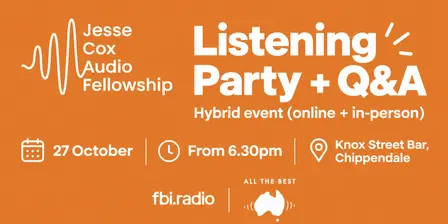 JCAF Listening Party + Q&A (hybrid event)