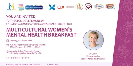 Multicultural Women's Mental Health Breakfast 2026