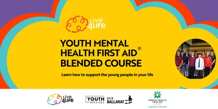Live4Life Ballarat Youth Mental Health First Aid Training (November)