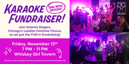 Artemis Singers Karaoke Fundraiser Party '26