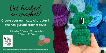 Learn to crochet an Amigurumi character