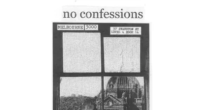 No Confessions: Vol. 1
