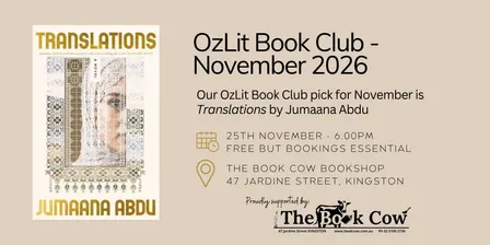November OzLit Book Club - Translations by Jumaana Abdu