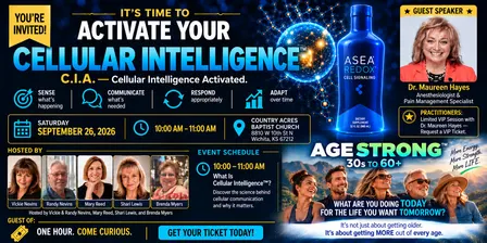 Age Strong with CIA (Cellular Intelligence™ Activation)