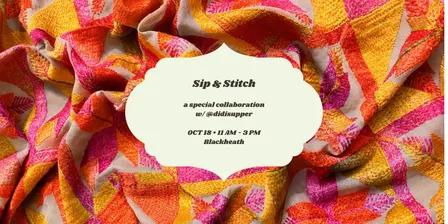 Sip & Stitch (DIDISUPPER COLLAB) - OCT 18