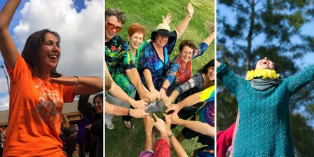 Laughing for Joy with Nature (Semaphore)