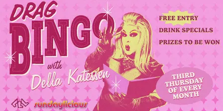 Drag Bingo with Della Katessen | Stomping Ground, Moorabbin (September)