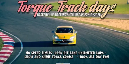 Torque track days! Royal Hobart show