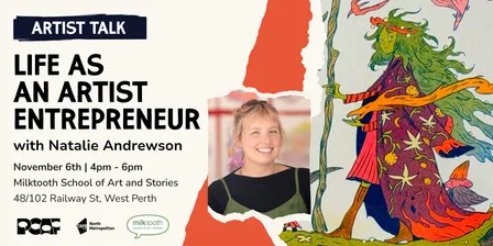 Artist Talk with Natalie Andrewson: Life as an Artist Entrepreneur