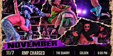 RMP CHARGED TV TAPING - LIVE Pro Wrestling Event!