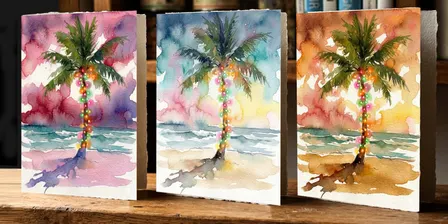 Watercolour Workshop | Paint Your own Christmas Cards!
