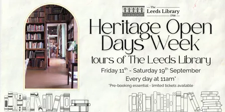 Heritage Open Days Week Tour of The Leeds Library