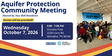Aquifer Protection Community Meeting, Hosted by Alcy Ball