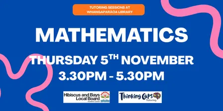 Mathematics Tutoring at Whangaparāoa Library