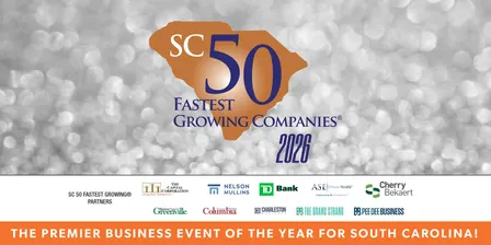 2026 SC 50 Fastest Growing Companies 25th Anniversary Awards