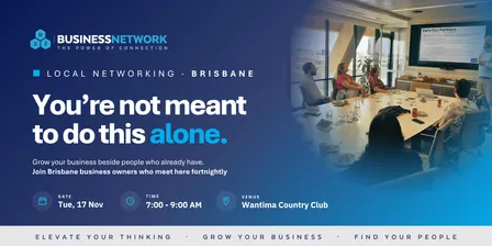 D32 Business Networking Brisbane - Tue 17 Nov