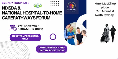 Sydney NDISDA Hospital to Home Forum
