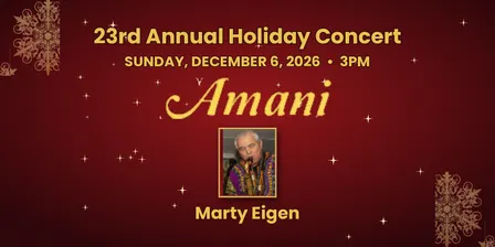 Marty Eigen and Amani Holiday 2026