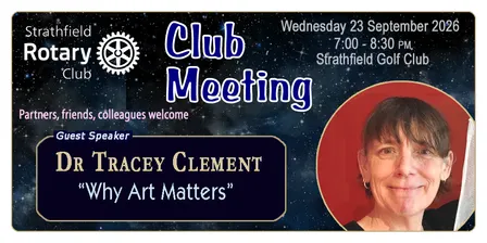 Rotary Club of Strathfield Club Meeting 23 September 2026