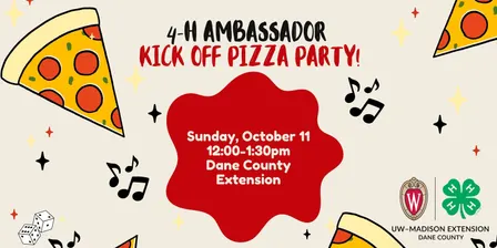 4-H Ambassador Kick Off Pizza Party