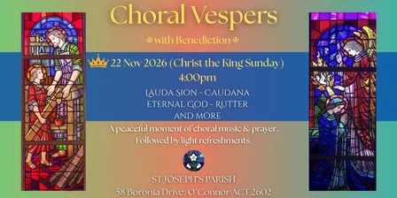 Choral Vespers November 2026
