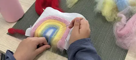 Solstice Fibre: Home School Needle Felting Family Class - Regular@VPCC