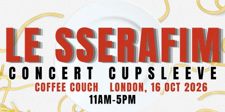 Le Sserafim Concert Cupsleeve Event
