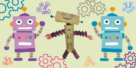 October School Holidays: Paper Robot Craft Stirling Libraries - Dianella