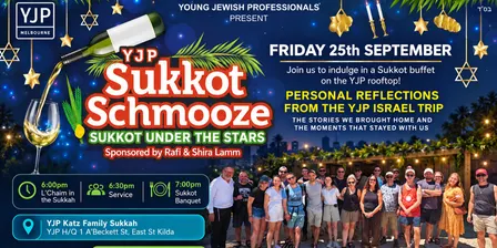 Sukkot Shabbat Schmooze 5787