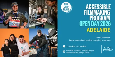 Bus Stop Films Open Day Adelaide