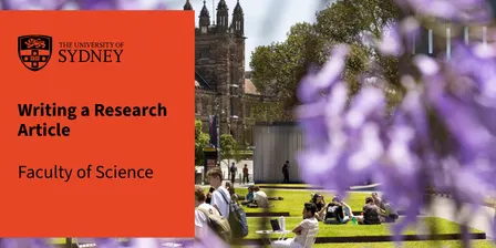 Science: Writing a Research Article Nov 2026