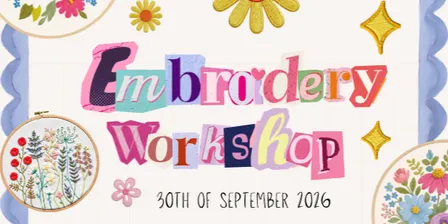 Girls Embroidery (Spring School Holidays)