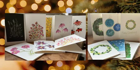 Creative card making with watercolour and mixed media