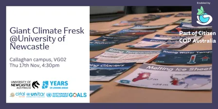 Giant Climate Fresk @University of Newcastle - Citizen COP 2026