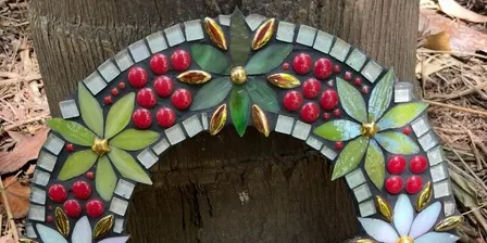 Mosaic Christmas Wreath Series