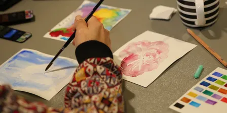 Mindfulness watercolour and art therapy workshop
